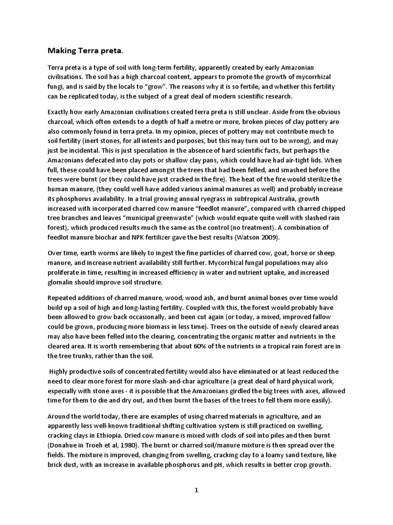 How Is Terra Preta Made? Unraveling the Ancient Recipe